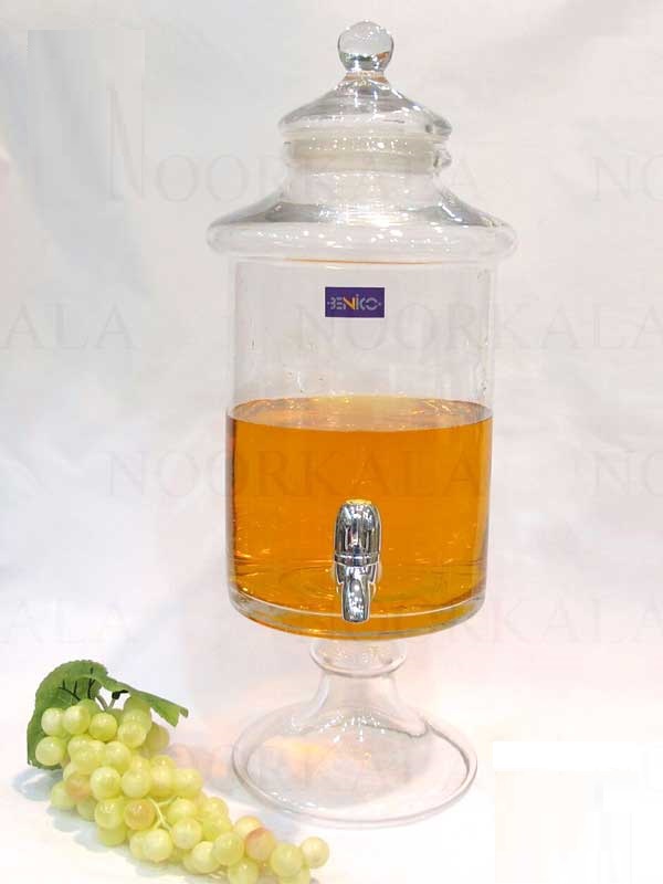 کلمن آب و آب میوه شیشه ای 8.5 لیتری