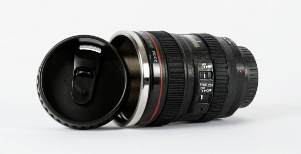 mug lens 6 لیوان با طرح لنز دوربین ( بدون همزن )